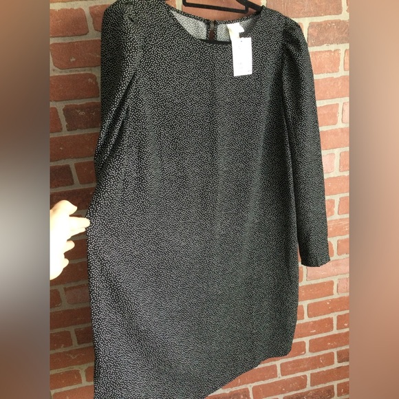 H&M NWT Dress polka dot size XL - Picture 2 of 7